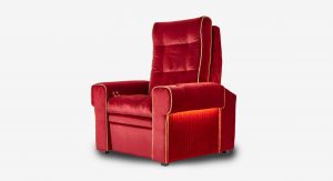 Red Moovia theater seat
